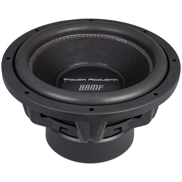 Power Acoustik BAMF Series 12" 3500W Max Dual 4Ω Subwoofer BAMF-124